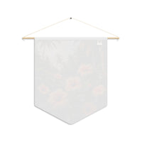 Tropical Hibiscus Pennant Wall Decor