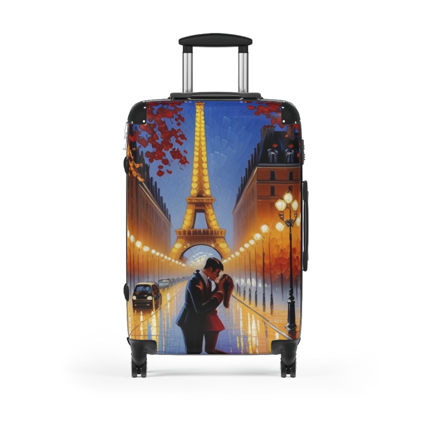 A Kiss in Paris Travel Suitcase