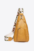 Adored Take A Trip PU Leather Sling Bag
