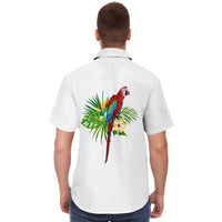 Tropical Parrot Men's Shirt