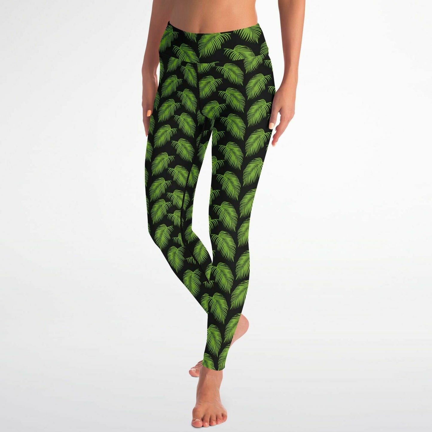 Women's Tropical Leaves Yoga Pants