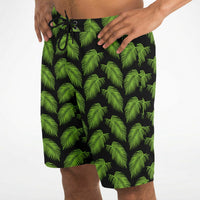 Men's Tropical Leaves Board Shorts