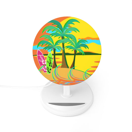 Retro Sunset Surf Induction Charger