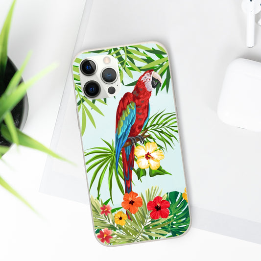Red Parrot Phone Case - iPhone Case - Samsung Case