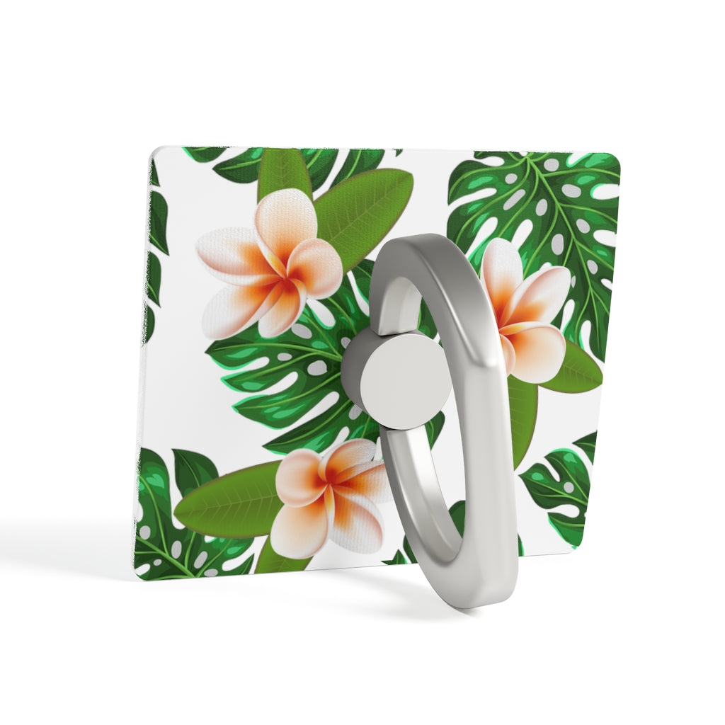 Plumeria Flower Smartphone Ring Holder