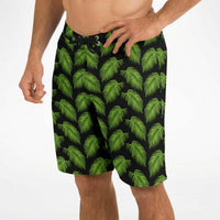 Men's Tropical Leaves Board Shorts