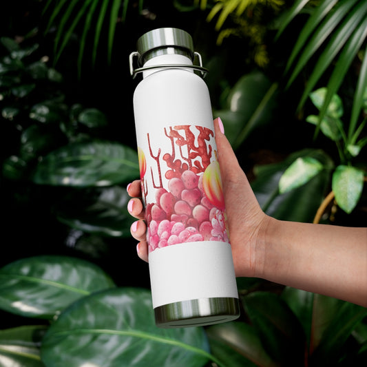 Red Sea Jellyfish 22oz Vacuum Insulated Bottle