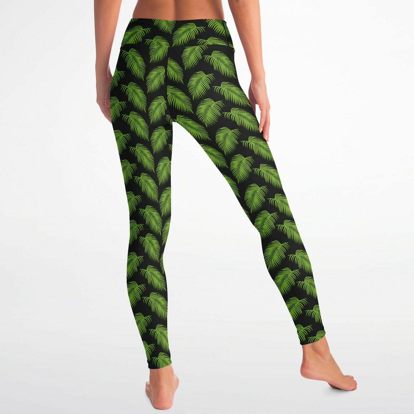 Women's Tropical Leaves Yoga Pants