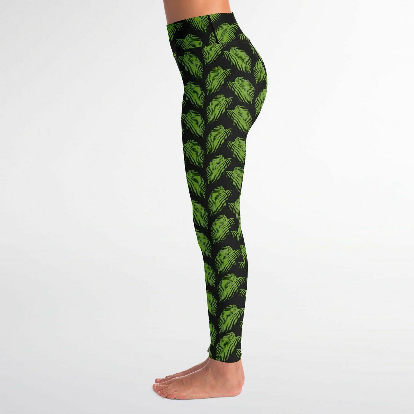 Women's Tropical Leaves Yoga Pants