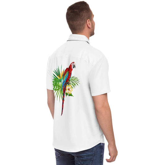 Tropical Parrot Men's Shirt