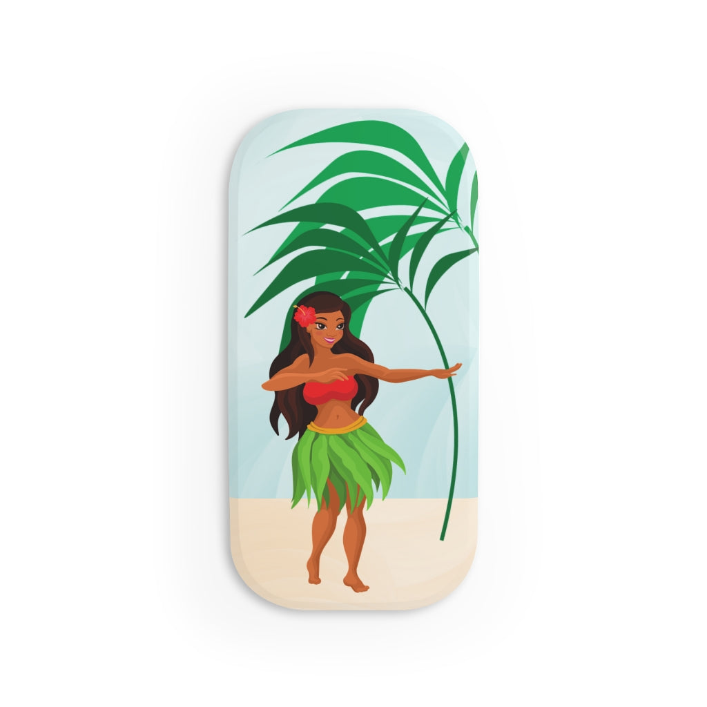 Hula Girl Phone Click-On Grip - iPhones - Samsungs