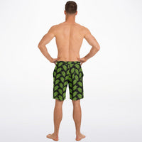 Men's Tropical Leaves Board Shorts