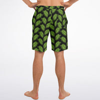 Men's Tropical Leaves Board Shorts