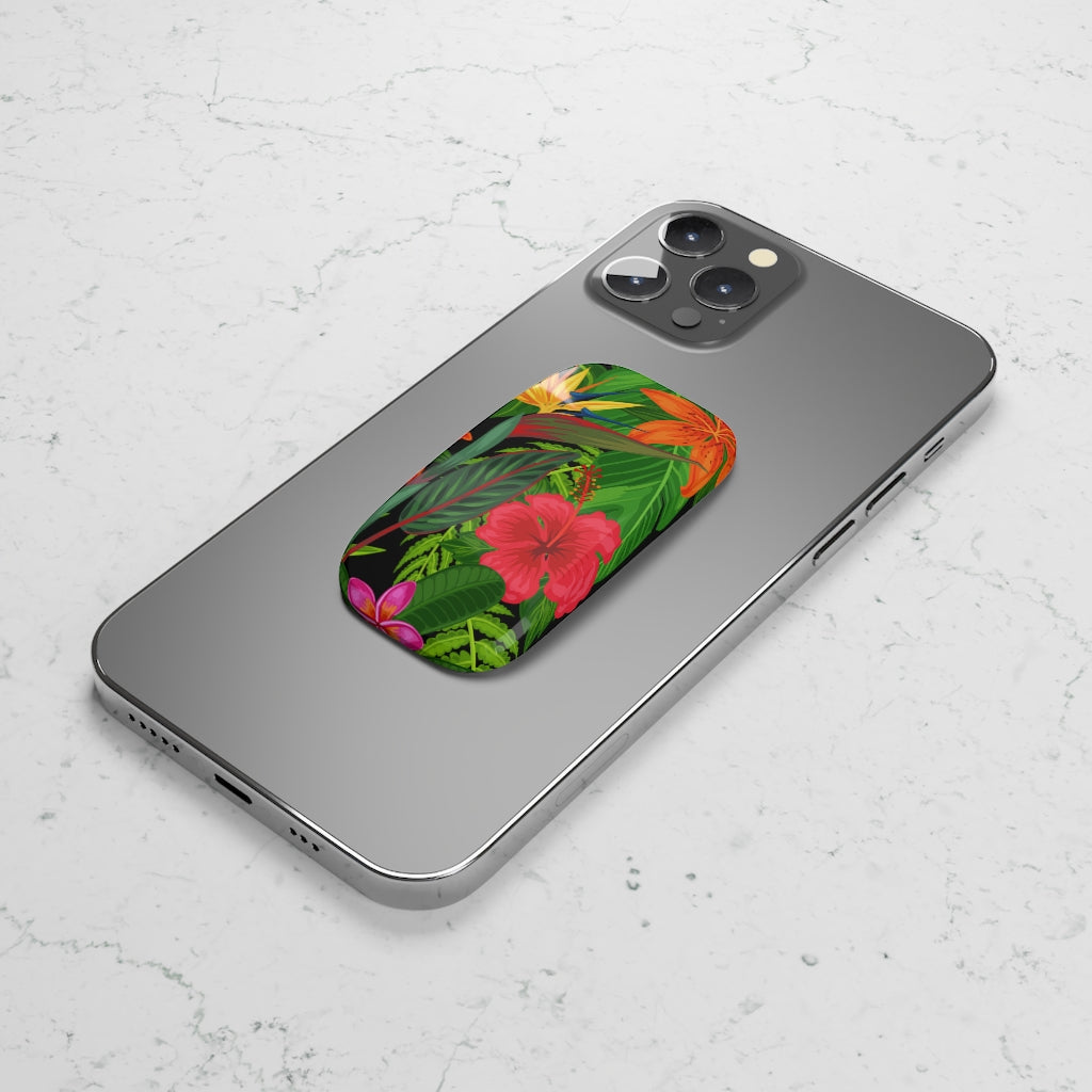 Tropical Phone Click-On Grip