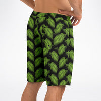 Men's Tropical Leaves Board Shorts
