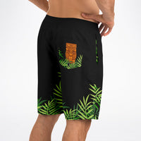 Tropical Tiki Totem Swim Shorts