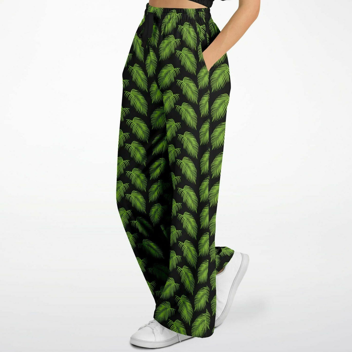 Women's Tropical Leaves Fashion Joggers