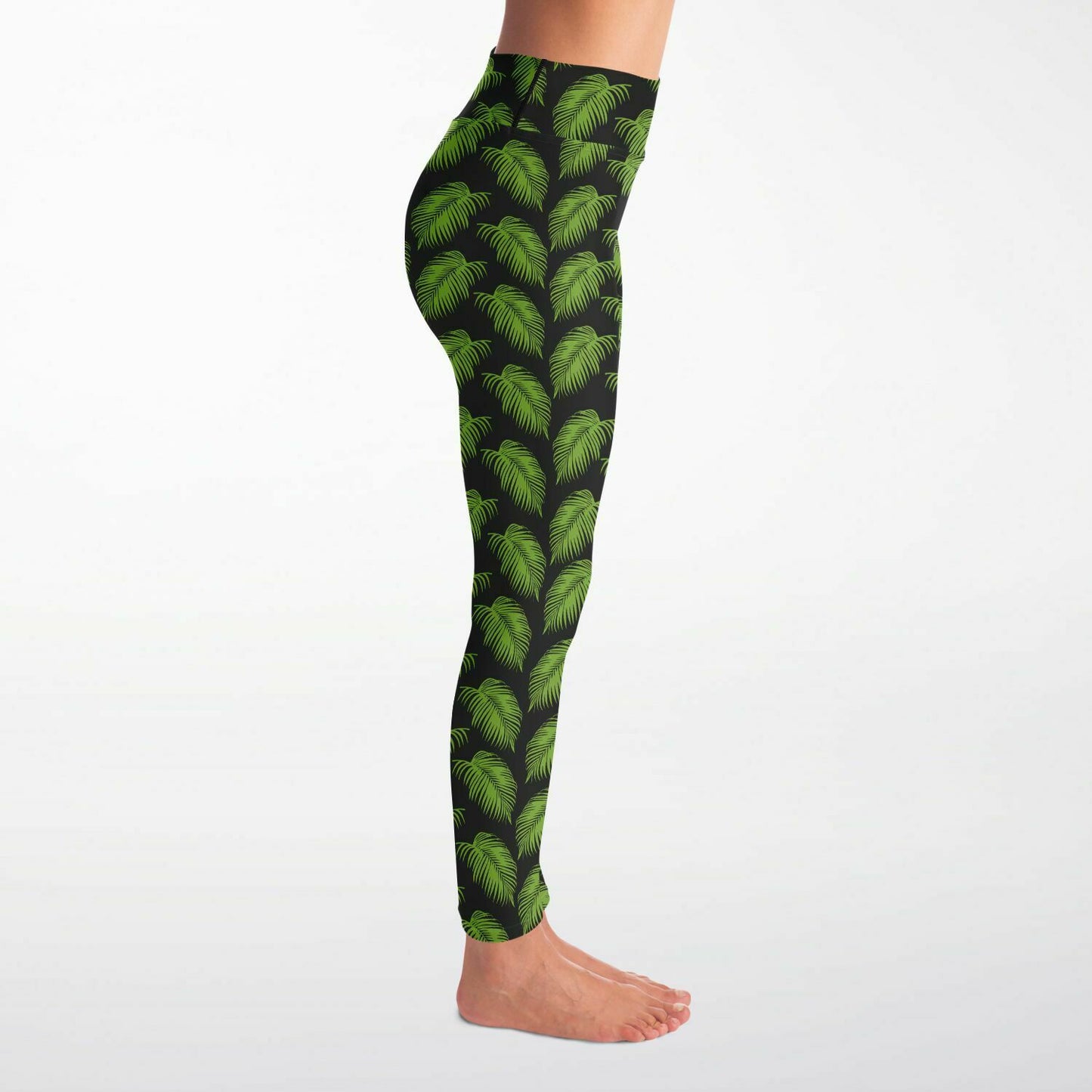 Women's Tropical Leaves Yoga Pants